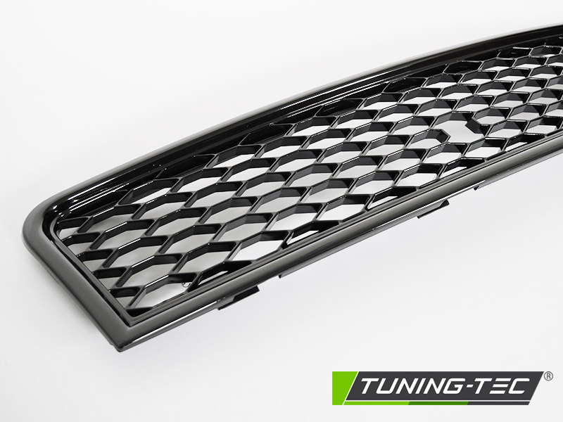 Front Grille Audi A4 00-04 Sport Glossy Black – náhľad 3