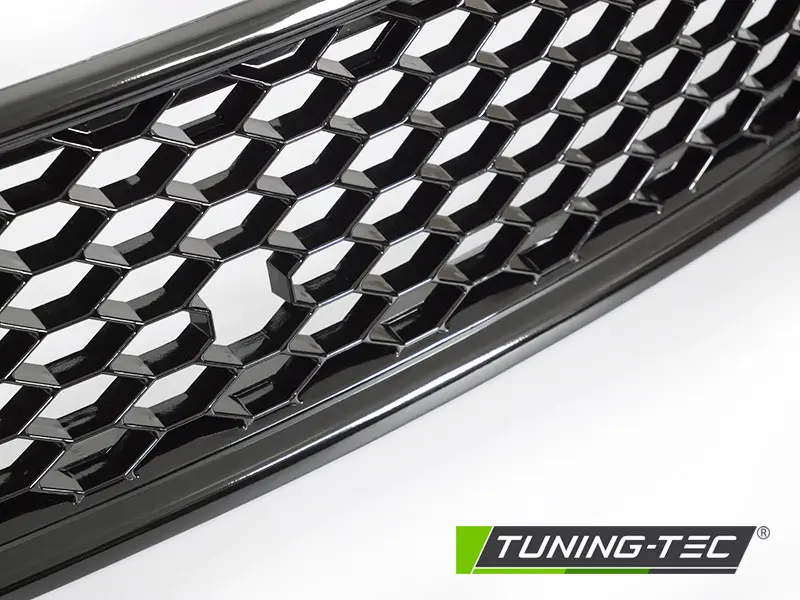 Front Grille Audi A4 00-04 Sport Glossy Black – náhľad 4
