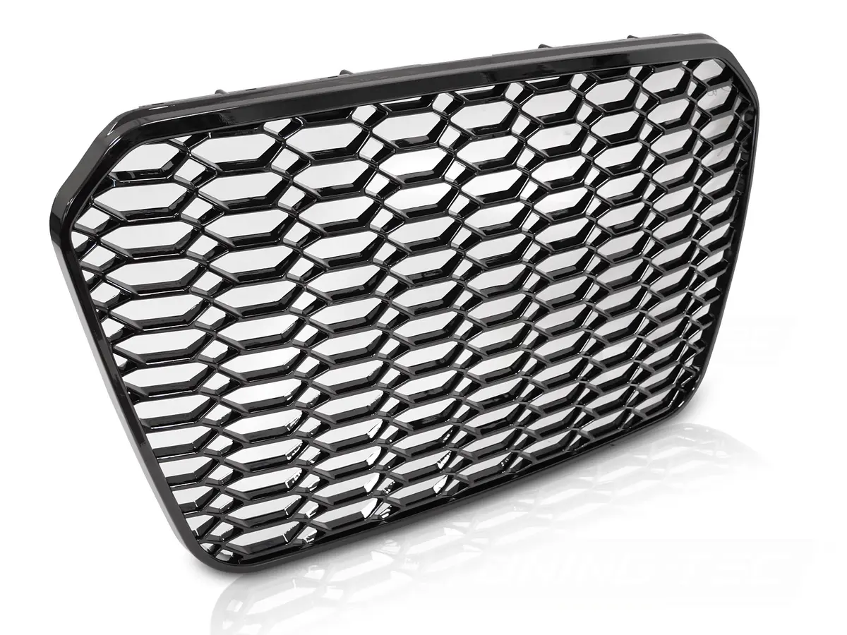 Predná maska Audi A6 C7 11-14 Sport Glossy Black - 87