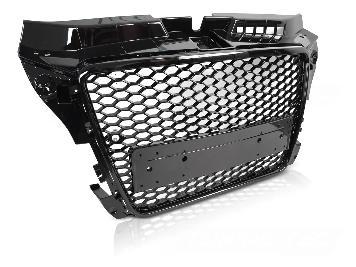 Front Grille Audi A3 08-12 Sport PDC Glossy Black
