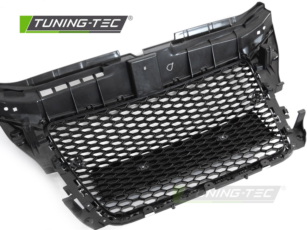 Front Grille Audi A3 08-12 Sport PDC Black Chrome – náhľad 6
