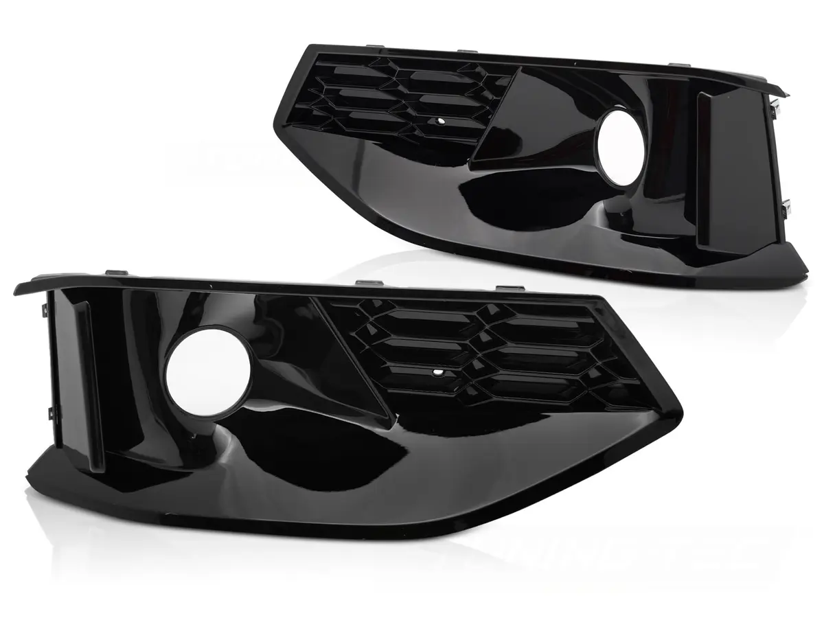 Bumper Grilles Audi A4 B9 20-24 ACC Glossy Black