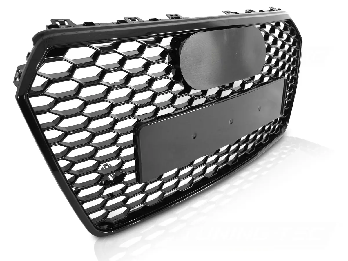 Front Grille Audi A7 C7 14-18 Glossy Black
