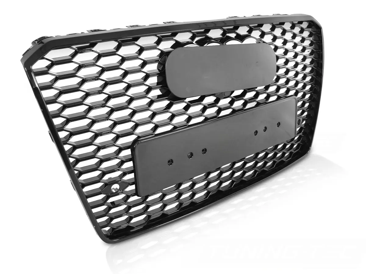 Front Grille Audi A8 D4 13-17 Glossy Black