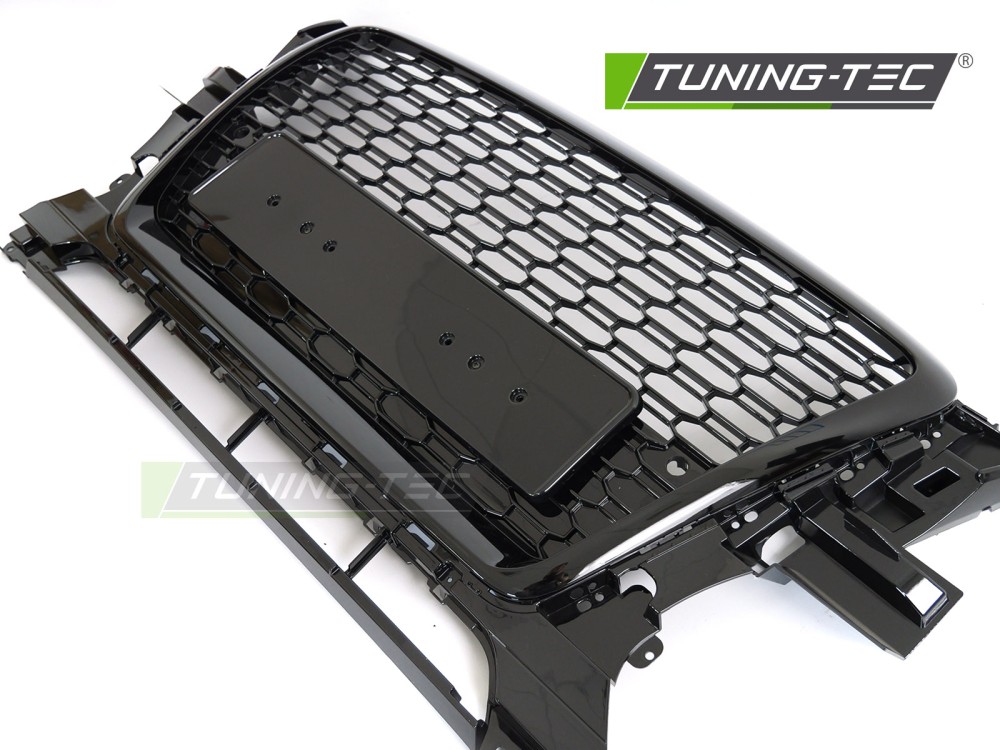 Front Grille Audi Q5 08-12 Sport Glossy Black – náhľad 3