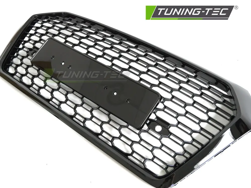 Front Grille Audi Q5 FY 16-20 Glossy Black – náhľad 3