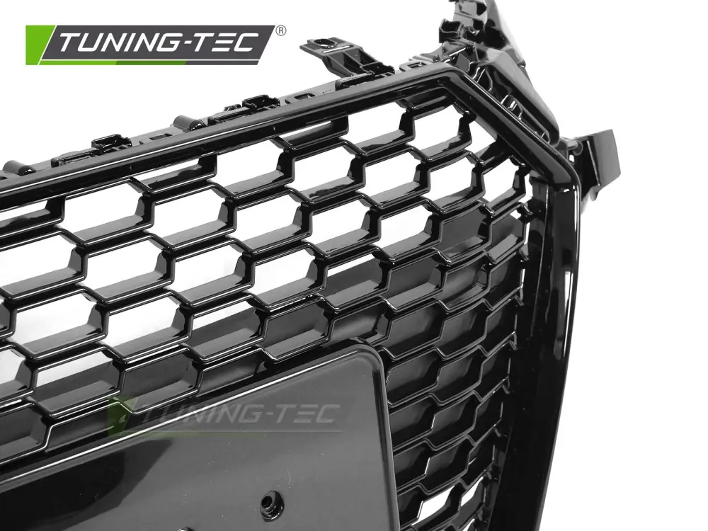 Front Grille Audi TT 8S 14-18 Wide PDC Glossy Black – náhľad 4