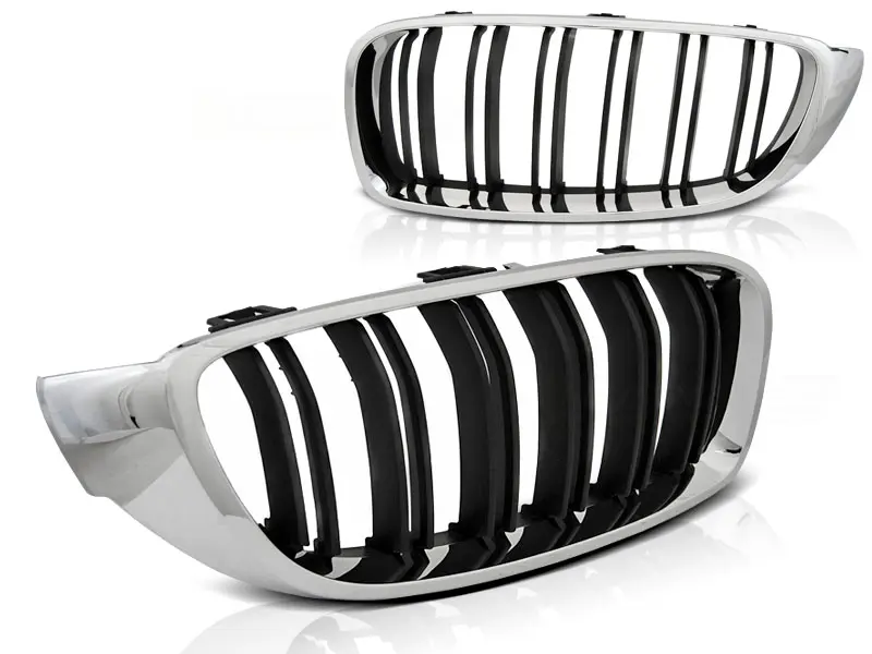 Front Grille BMW F32 F33 F36 M4 Look Black Chrome