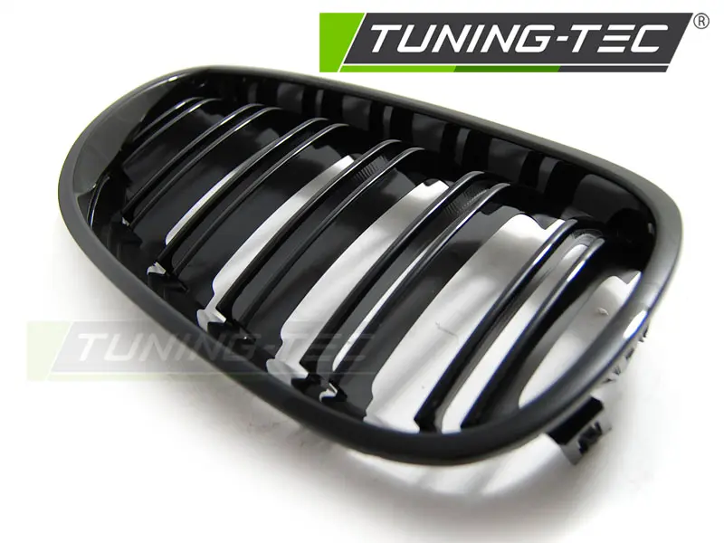 Front Grille BMW E60/E61 03-10 Double Bar M-LOOK Black – náhľad 3