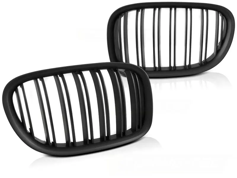 Front Grille BMW F01 09-15 Double Bar Matte Black