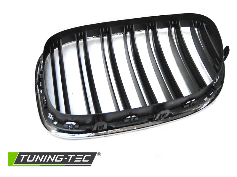 Front Grille BMW F01 09-15 Double Bar Black Chrome – náhľad 5