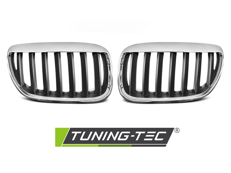 Front Grille BMW X5 E53 04-06 Black Chrome – náhľad 2