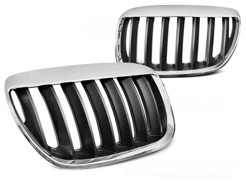 Front Grille BMW X5 E53 04-06 Black Chrome