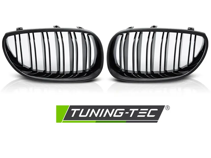 Front Grille BMW E60 E61 Sport Glossy Black – náhľad 2