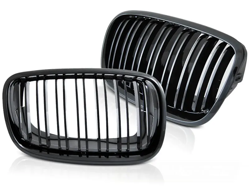 Front Grille BMW X5 E70 X6 E71 Double Glossy Black