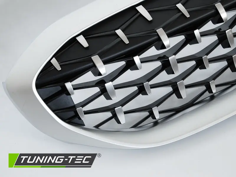 Front Grille BMW G20 G21 Diamond Silver – náhľad 3