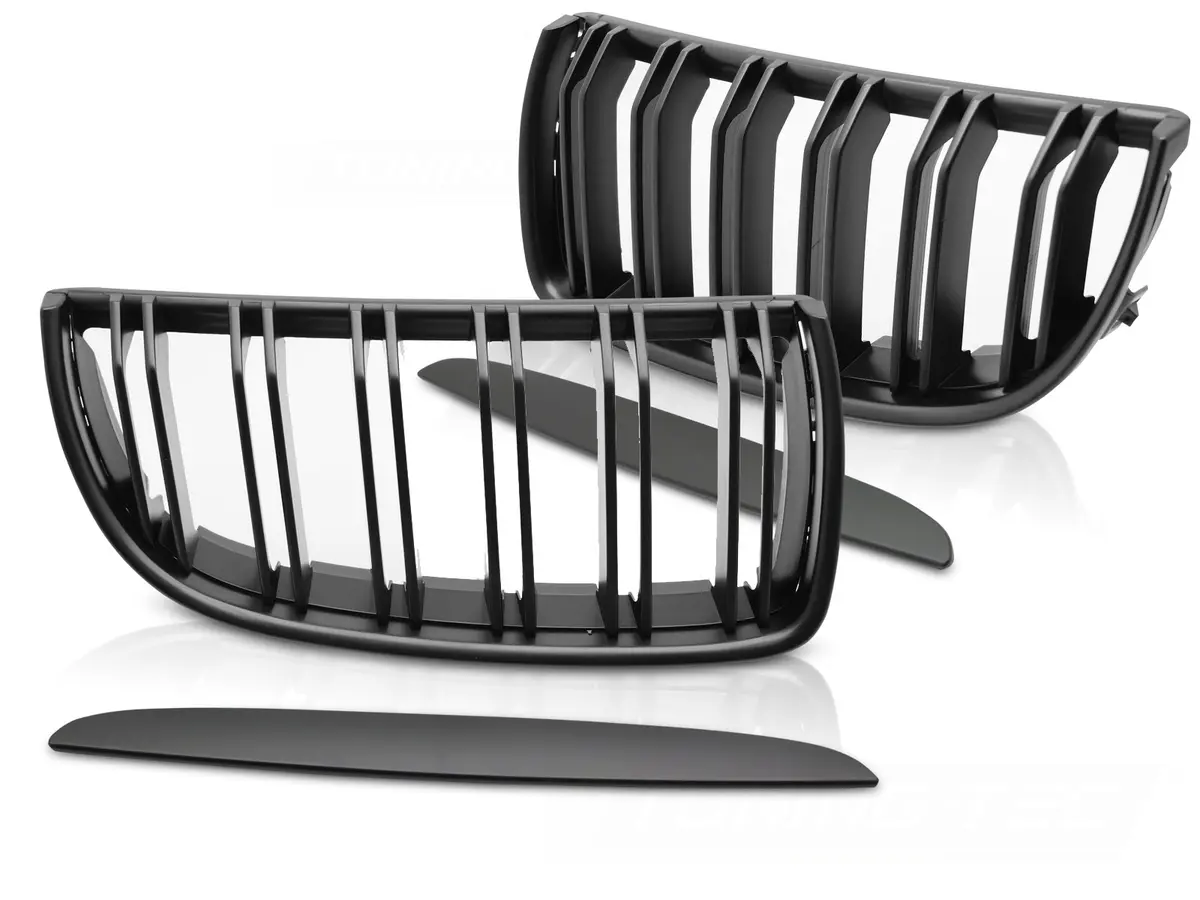 Front Grille BMW E90 E91 05-08 Matte Black