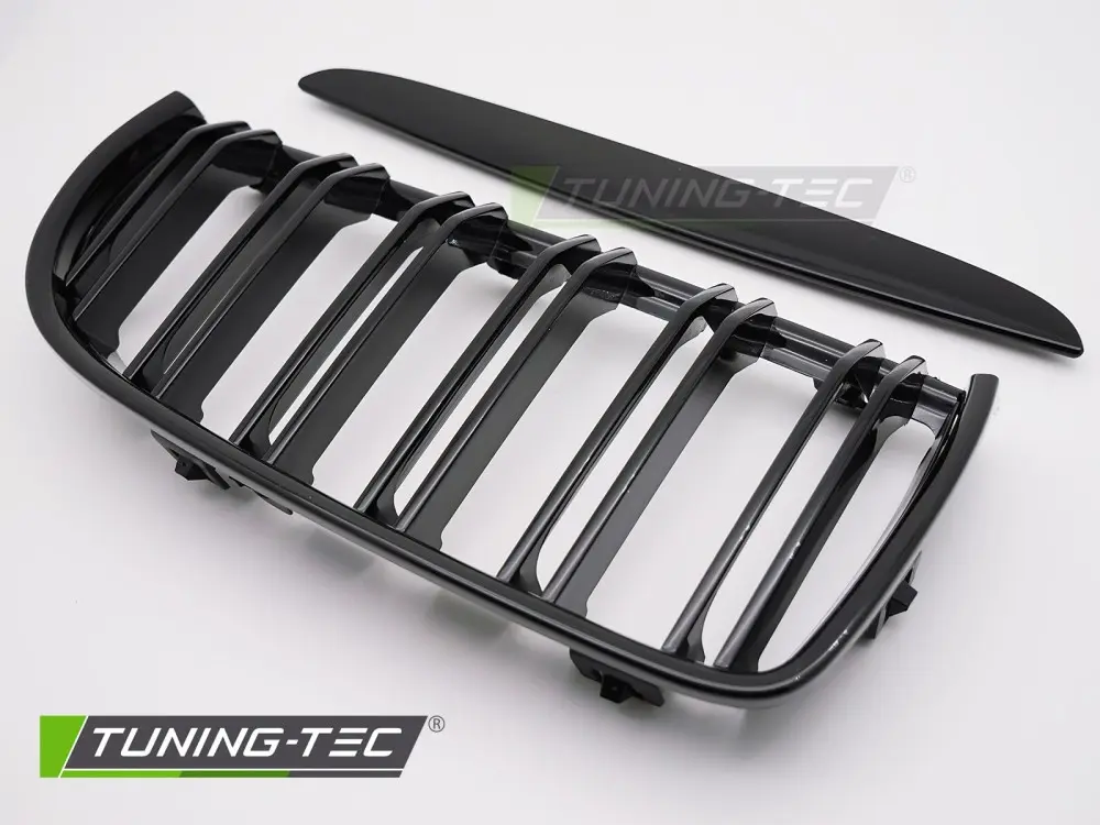 Front Grille BMW E90 E91 05-08 Glossy Black – náhľad 2
