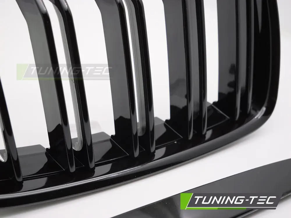 Front Grille BMW E90 E91 05-08 Glossy Black – náhľad 3