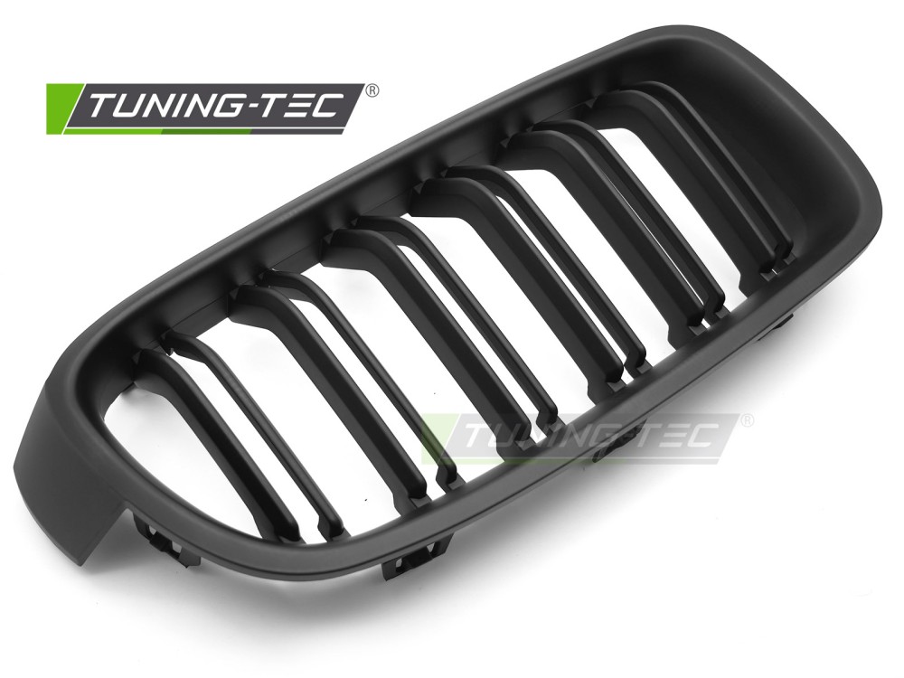 Front Grille BMW F30/F31 Double Bar Matte Black – náhľad 4