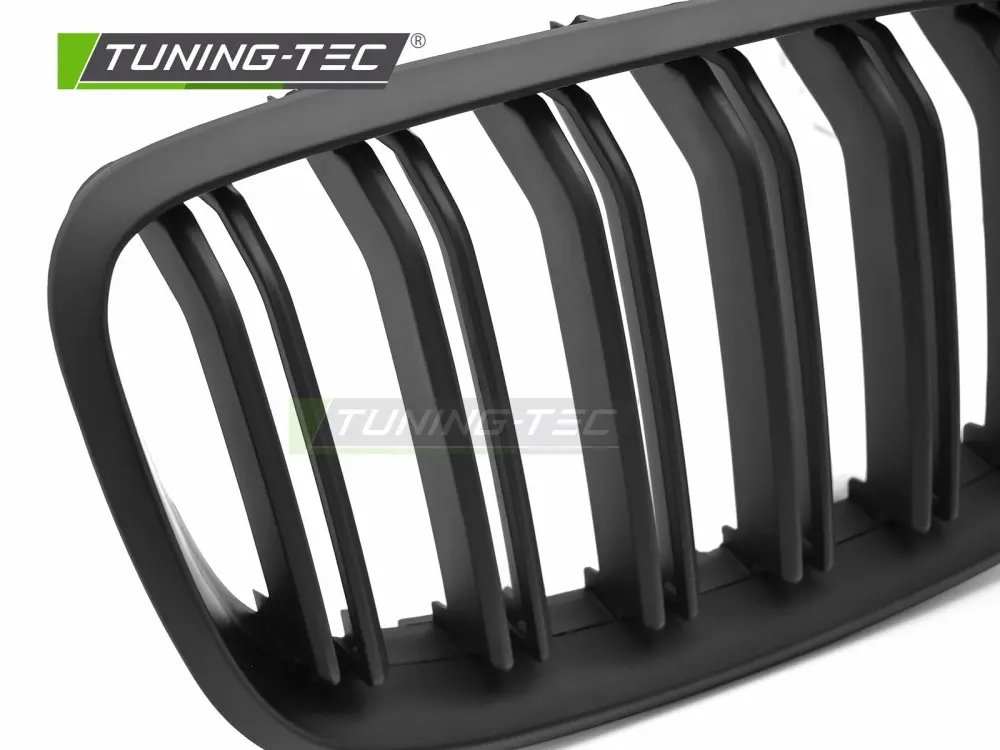 Front Grille BMW X5 E70 X6 E71 Double Bar Matt – náhľad 3