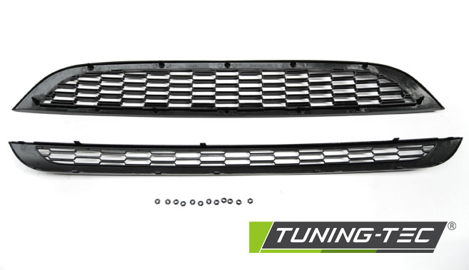 Front Grille Mini Cooper 01-06 R50 R53 S Type Black – náhľad 4