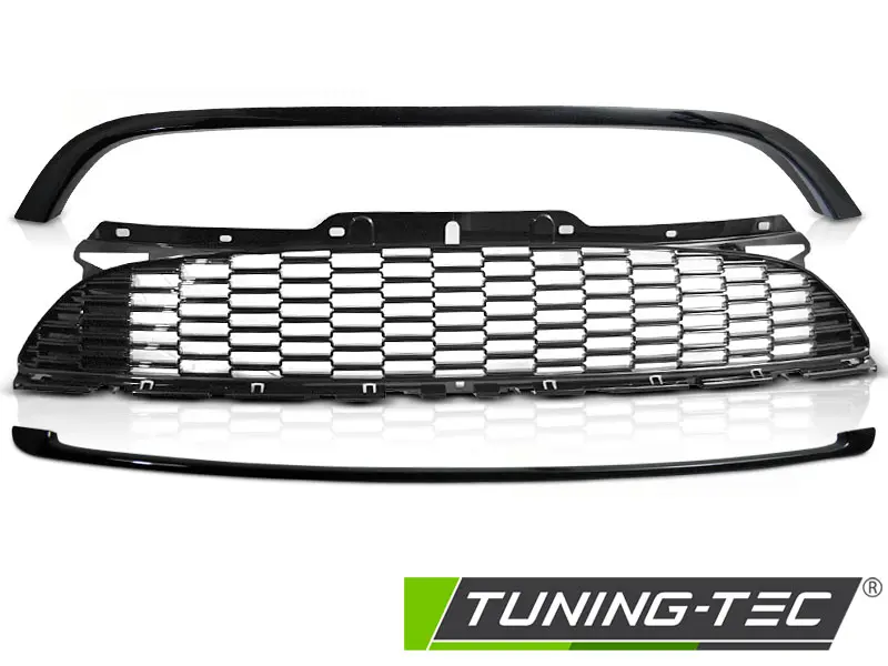 Front Grille Mini R56 R57 R55 JCW Style Glossy Black – náhľad 2