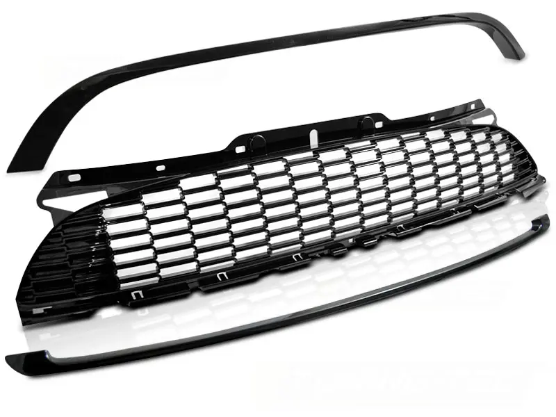 Front Grille Mini R56 R57 R55 JCW Style Glossy Black