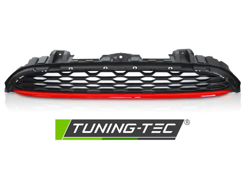 Front Grille MINI Cooper F55 F56 F57 14-21 Red Black – náhľad 2