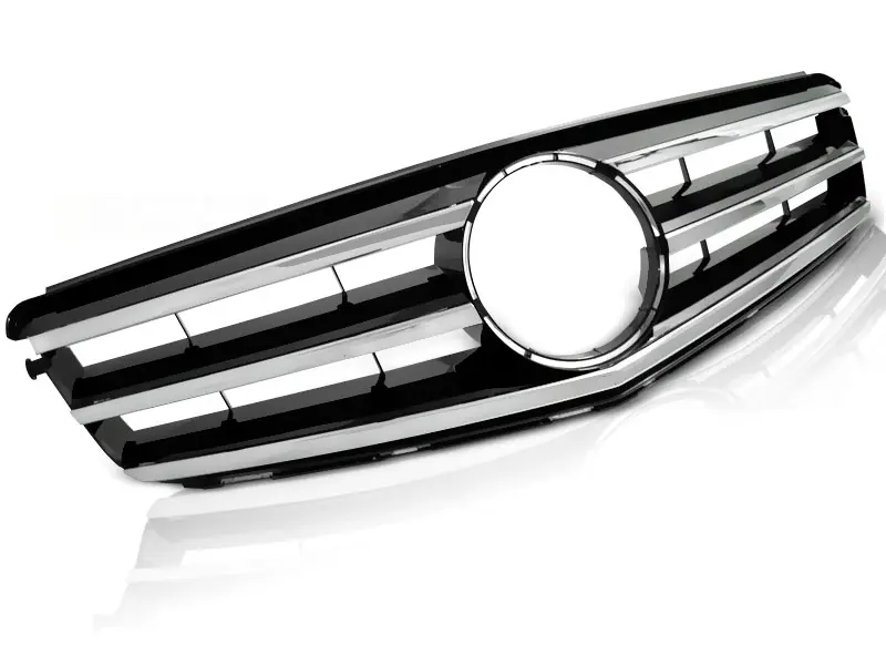 Front Grille Mercedes W204 07-14 Avantgarde - Black Chrome