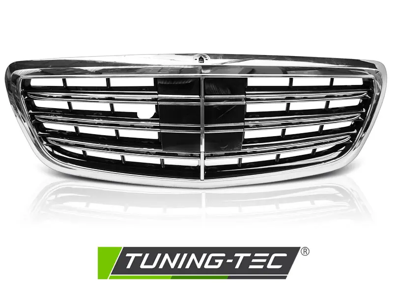 Front Grille Mercedes S W222 13-20 S65 Style NV – náhľad 2