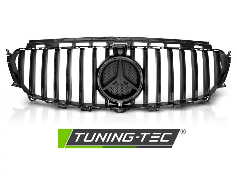 Front Grille Mercedes W213 16-19 Glossy Black – náhľad 2