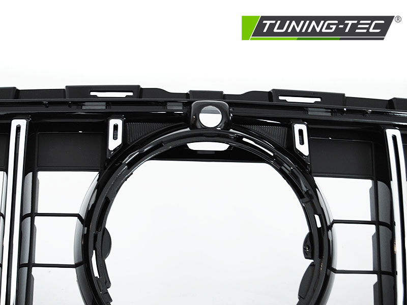 Front Grille Mercedes W213 20-23 Black Chrome – náhľad 3