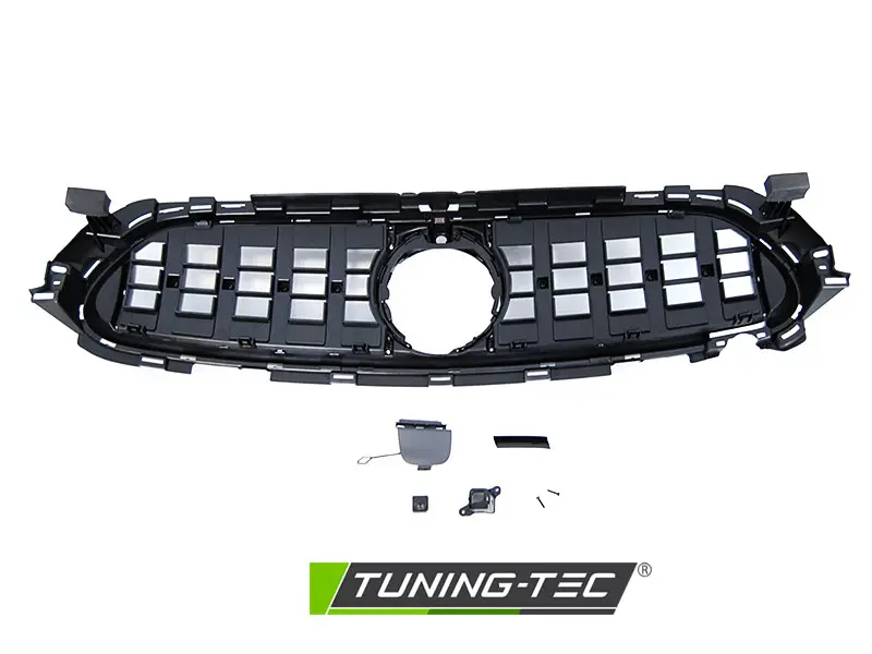 Front Grille Mercedes W213 20-23 Black Chrome – náhľad 6