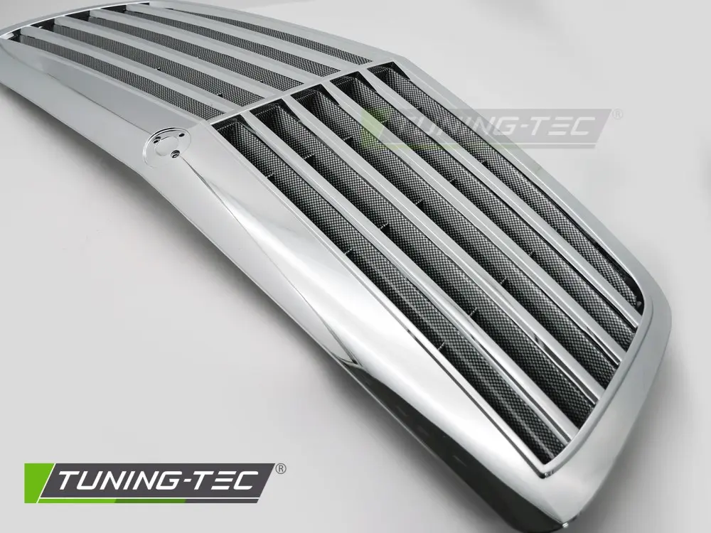 Front Grille Mercedes W221 05-09 Carbon Look – náhľad 3