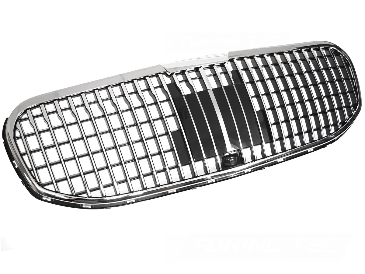 Front Grille Mercedes GLS X167 19-23 Black Chrome