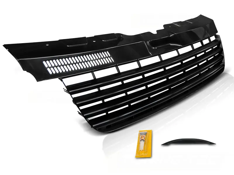Front Grille VW T5 04-09 Transporter Glossy Black