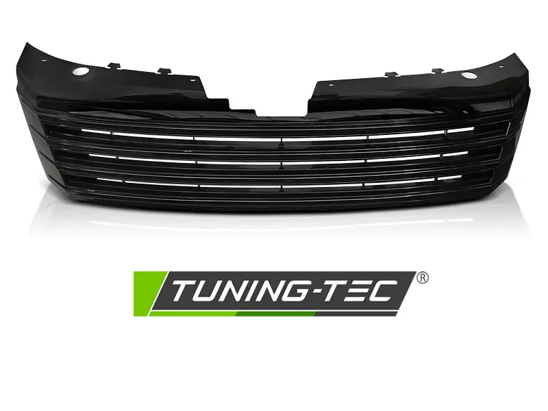 Front Grille VW Passat B7 10-14 Glossy Black – náhľad 2
