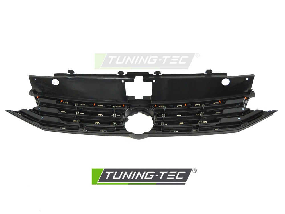 Front Grille VW Passat B8 14-19 Black – náhľad 5