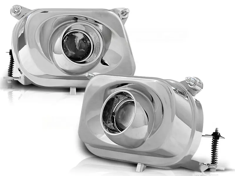Fog Lights with Lens Mercedes W210 95-99 Chrome