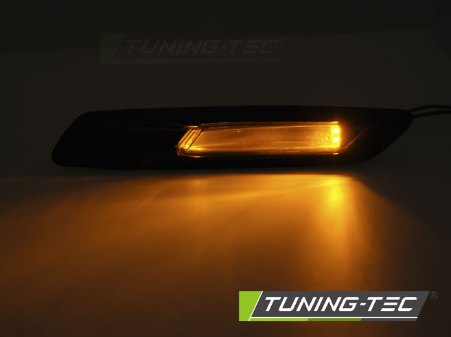 Side Indicators BMW F10/F11 10-13 Glossy Black – náhľad 2