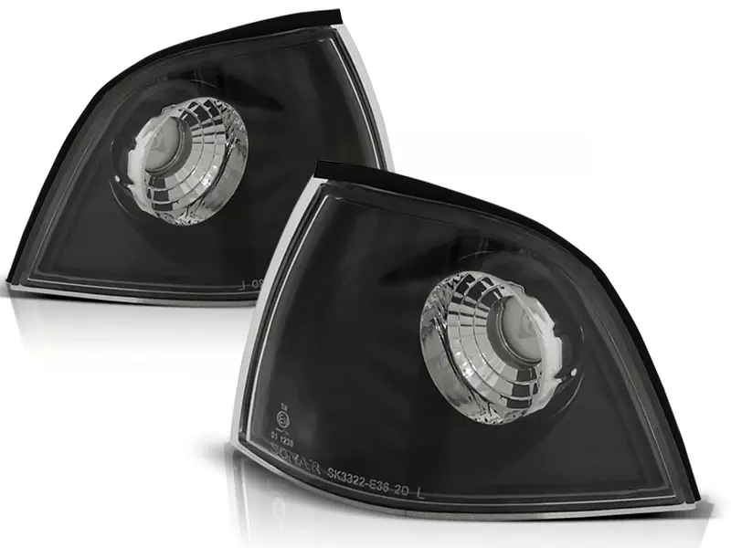 Front Indicators BMW E36 Coupe/Cabrio 90-99 Black