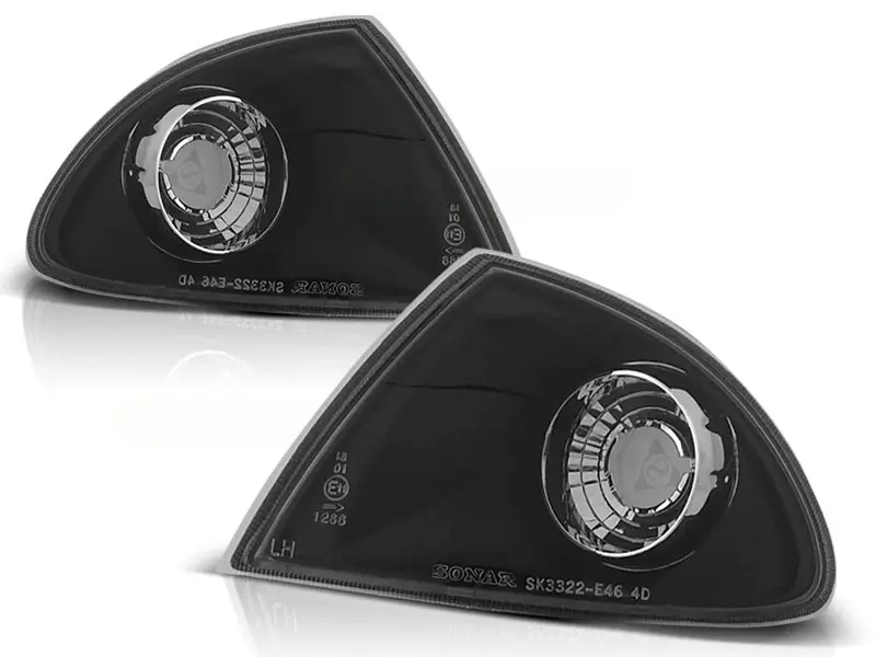 Front indicators BMW E46 Sedan/Touring 98-01 Black