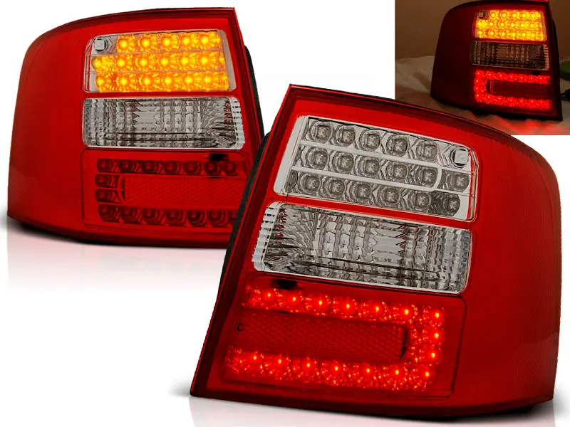 Tail lights Audi A6 C5 97-04 Avant LED Red White