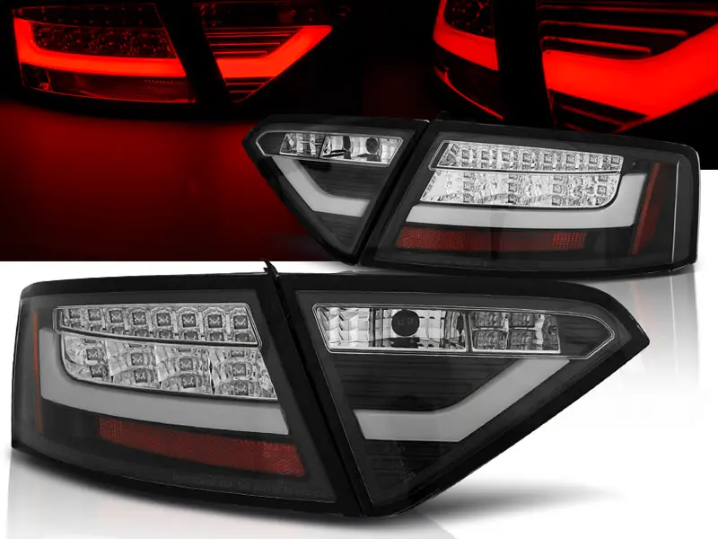 Tail lights Audi A5 07-11 Coupe LED BAR Black