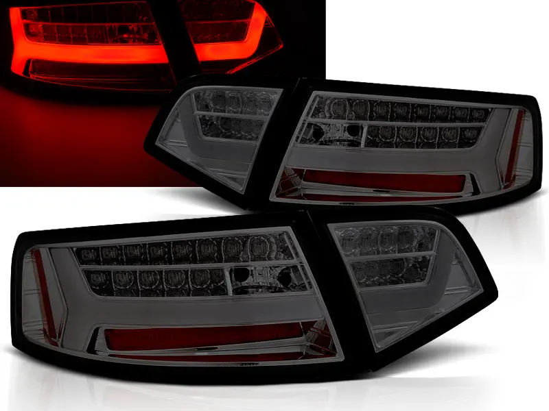 Tail lights Audi A6 08-11 Sedan Smoke