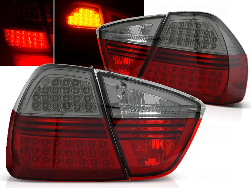 Tail lights BMW E90 Sedan 05-08 LED Red Smoke