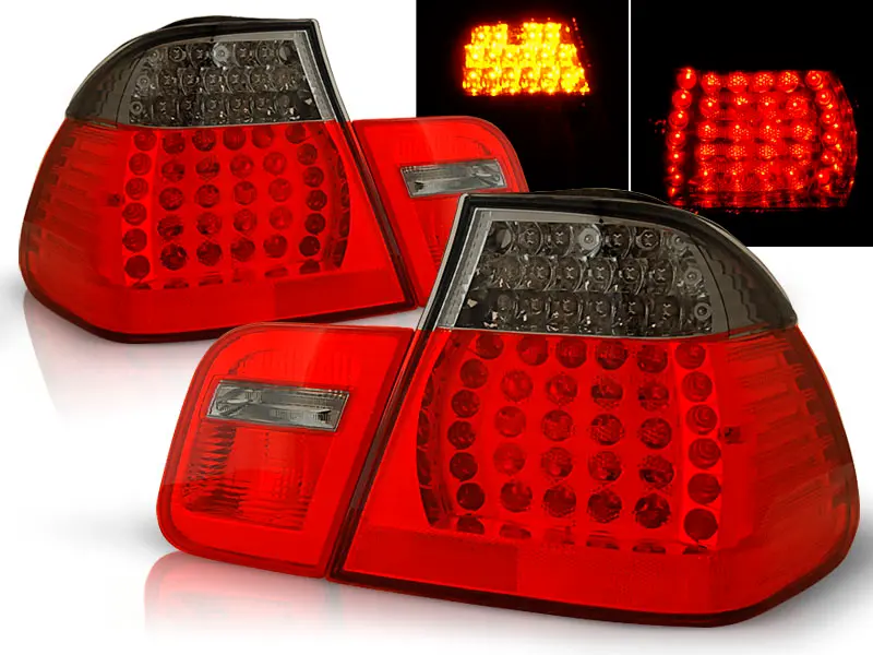 Tail lights BMW E46 Sedan 01-05 LED Red Smoke