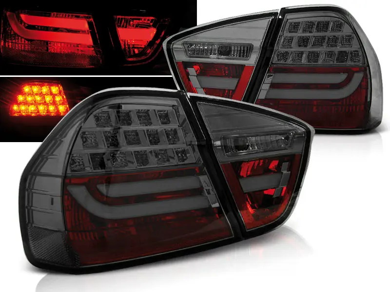 Tail lights BMW E90 Sedan 05-08 LED BAR Smoke