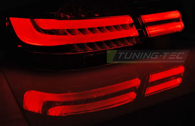 Tail Lights BMW E92 06-10 LED BAR Red Smoke – náhľad 6